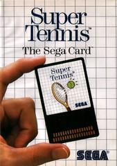 Sega Master System Card Super Tennis [In Box/Case Missing Inserts]